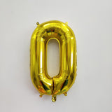 Gold Digit Foil Balloon No. 0 to 9
