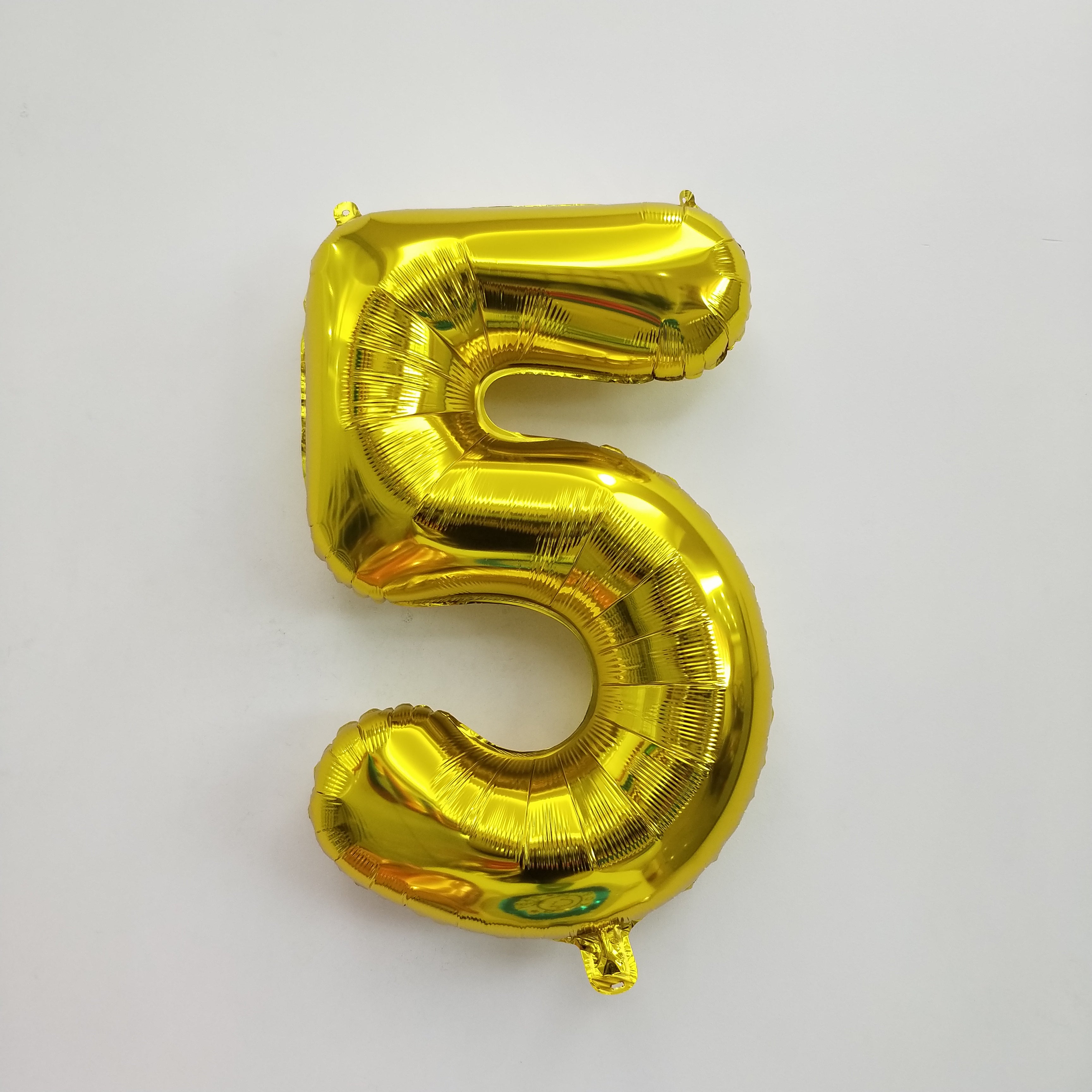 Gold Digit Foil Balloon No. 0 to 9