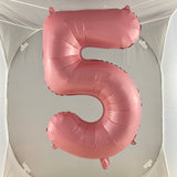 Pink Digit Foil Balloon No. 0 to 9