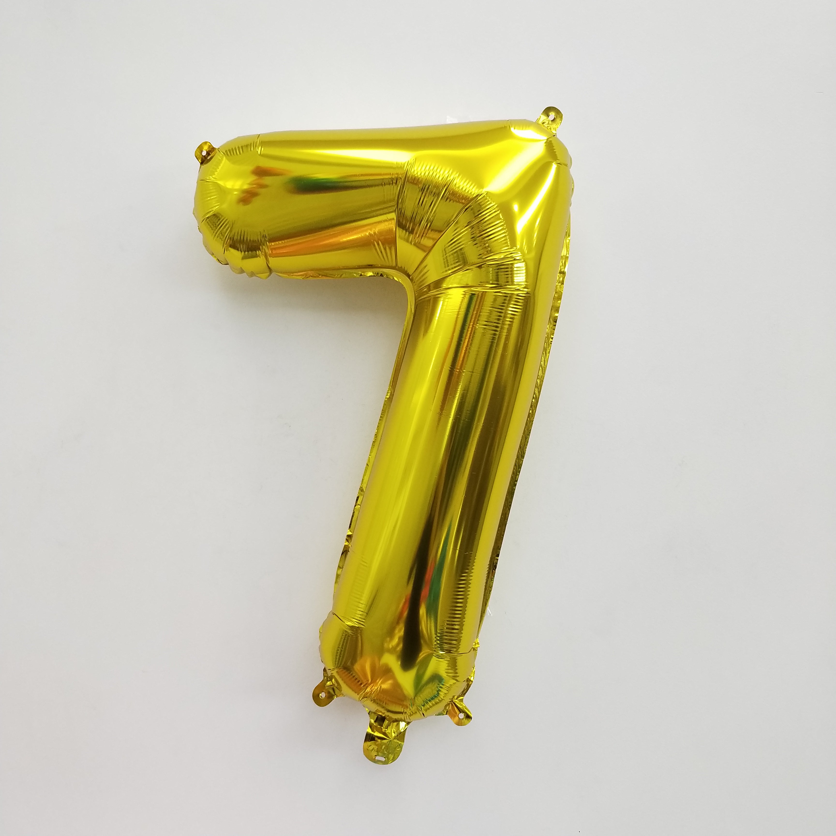 Gold Digit Foil Balloon No. 0 to 9