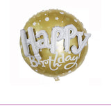 Foil Balloon Gold HBD 60*68cm