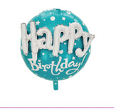 Foil Balloon Blue HBD 60*68cm