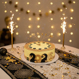 Golden Clock New Year Cake  كعكة الساعة الذهبية للعام الجديد