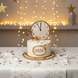 New Year Clock Tier Cake كعكة الطبقة على مدار الساعة للعام الجديد