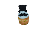 Dad's Mustache Cup Cake كعكة شارب أبي