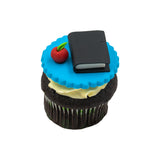 Book & Apple Cupcake