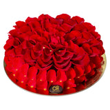 CHOCOLATE ROSE CAKE  كعكة الشوكولاتة بالورد