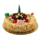 Custard Cake with Fruits كعكة الكاسترد مع الفواكه