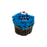Halloween's Blue Monster Cupcake