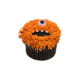 Halloween's Orange Monster Cupcake