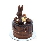 Easter Chocolate Bunny Cake كعكة أرنب الشوكولاتة لعيد الفصح