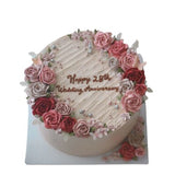 Forever Florals Cake كعكة الزهور الدائمة