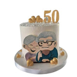 Golden Years Cake كعكة السنوات الذهبية