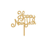 Happy New Year Gold Topper  رأس السنة الذهبية السعيدة