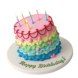 Happy Tilt Cake  كعكة قوس قزح الكشكشة