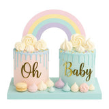 Heaven Sent Cake كعكة طفل أحلام قوس قزح