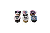 Kuromi Pack of 6 Cupcakes مجموعة كورومي من 6 كب كيك