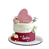 Love Stacked Cake كعكة الحب المكدسة