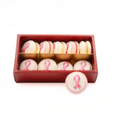 Pink October Macaroon Box - 10pcs علبة معكرونة أكتوبر الوردي - 10 قطع