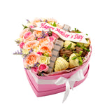 Heart Box Mother's Day Hamper | سلة هدايا عيد الأم على شكل قلب