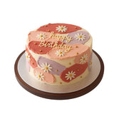 Pastel Patchwork Cake كعكة مرقعة بألوان الباستيل