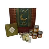 Ramadan Baklava & Nuts Hamper Large with Mini Bouquet