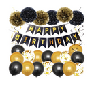 GOLD PARTY DECORATION SET