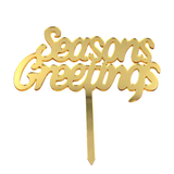 Season's Greetings Gold Topper تحيات الموسم الذهبي توبر