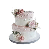 Soft Blush Bloom Cake كعكة بلوم الناعمة