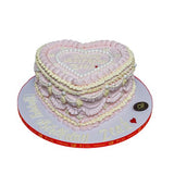 Vintage Heart Cake كعكة القلب العتيقة