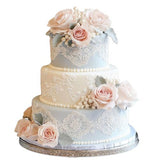 Vintage Lace Bloom Cake كعكة الدانتيل المزهرة العتيقة