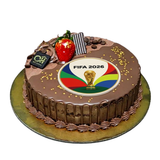 Fifa Champions' Chocolate Mousse Cake كعكة موس الشوكولاتة أبطال فيفا